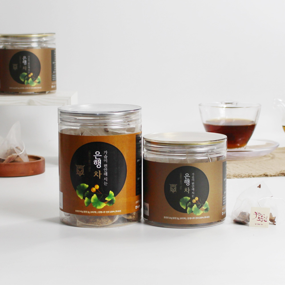 에코프리베 은행차 티백 2g x (10ea / 20ea) 저온 다회 덖음차 국내 특허 [ECOFRIBAE] 대표이미지 섬네일