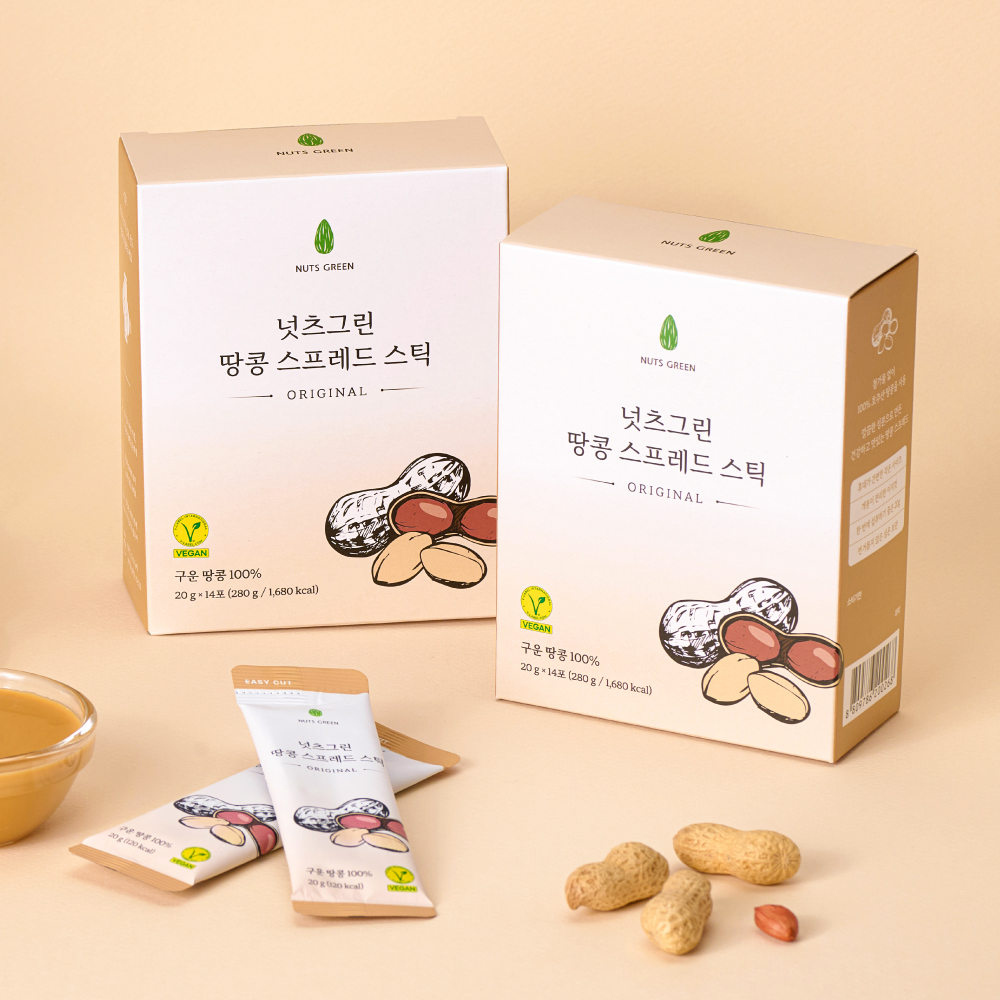 넛츠그린 땅콩 스프레드 스틱 14포 대표이미지 섬네일