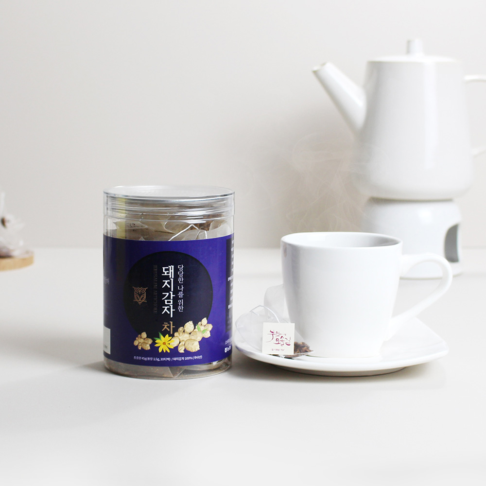 에코프리베 돼지감자차(뚱딴지차) 티백 30g (1.5gx20ea) 저온 다회 덖음차 [ECOFRIBAE]