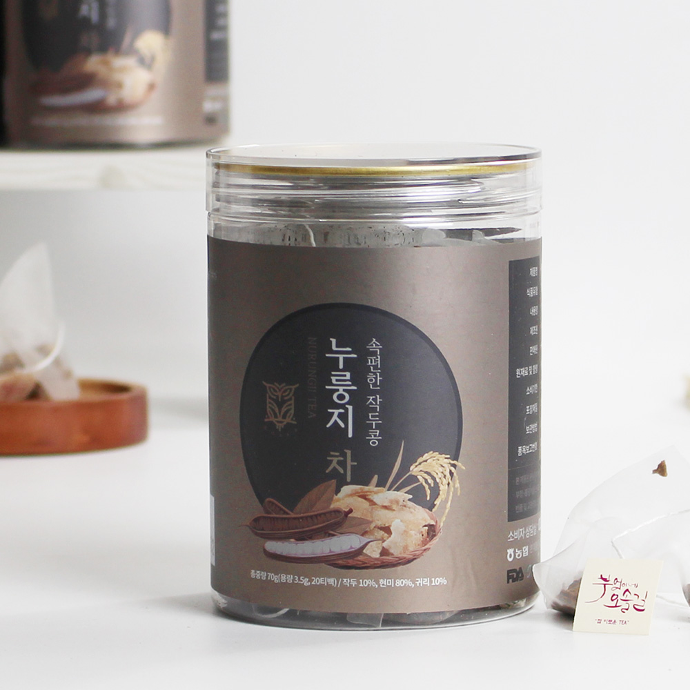 에코프리베 누룽지차 티백 70g (3.5gx20ea) 저온 다회 덖음차 [ECOFRIBAE]