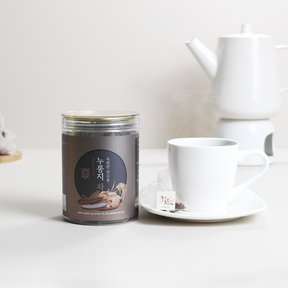 에코프리베 누룽지차 티백 70g (3.5gx20ea) 저온 다회 덖음차 [ECOFRIBAE]