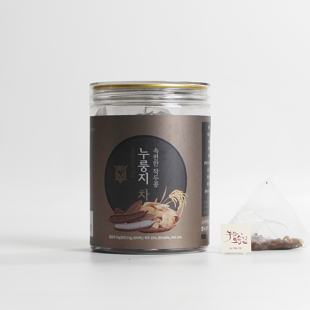 에코프리베 누룽지차 티백 70g (3.5gx20ea) 저온 다회 덖음차 [ECOFRIBAE]