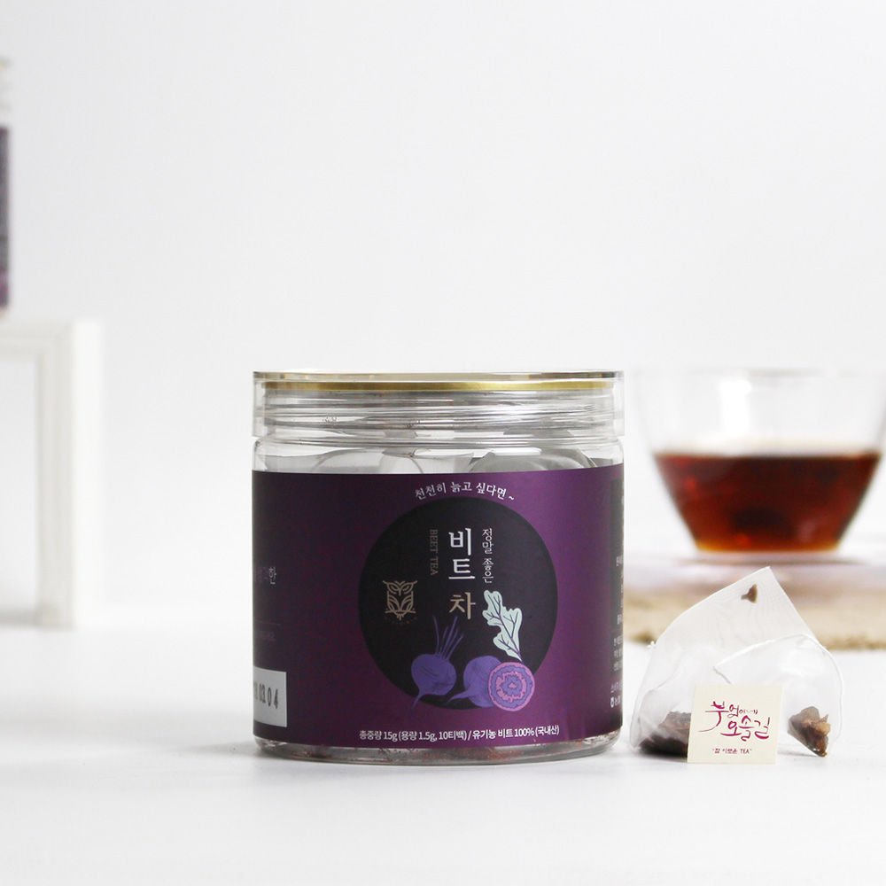 에코프리베 비트차 티백 1.5g x (10ea / 20ea) 저온 다회 덖음차 [ECOFRIBAE]