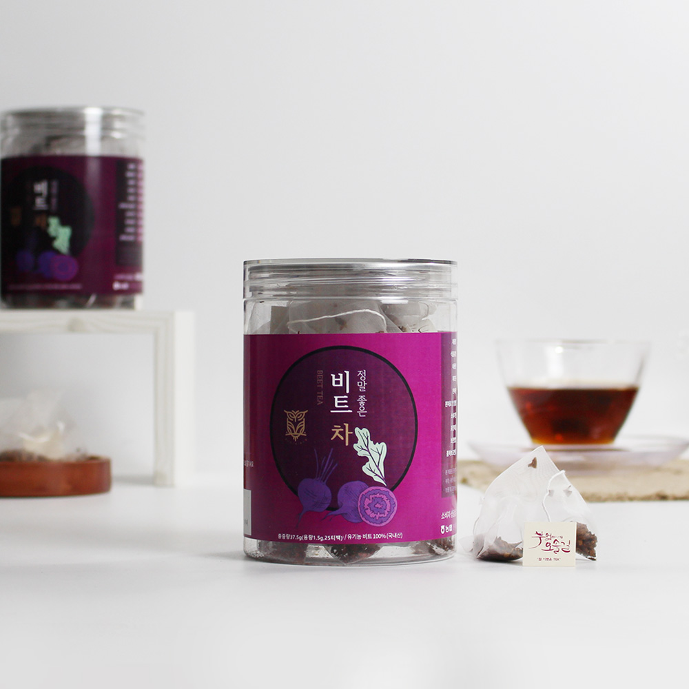 에코프리베 비트차 티백 1.5g x (10ea / 20ea) 저온 다회 덖음차 [ECOFRIBAE]