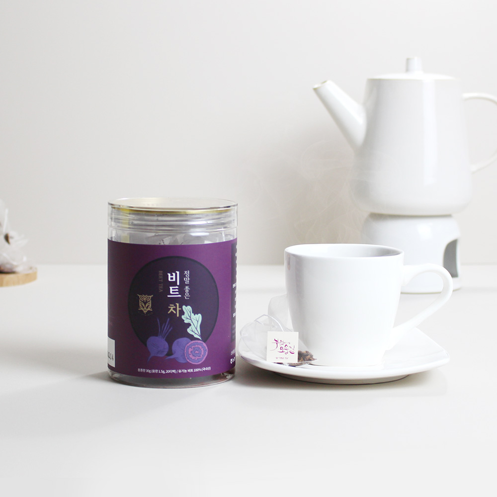 에코프리베 비트차 티백 1.5g x (10ea / 20ea) 저온 다회 덖음차 [ECOFRIBAE]