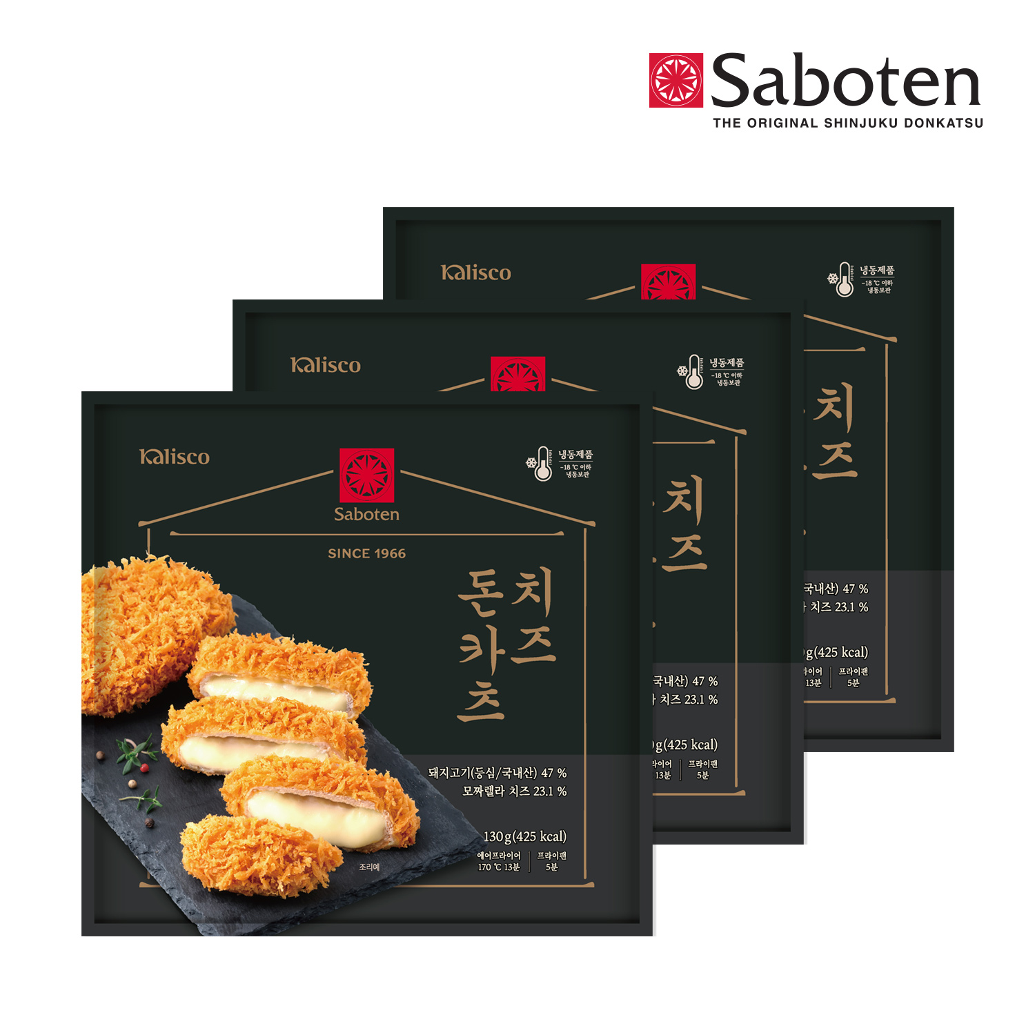 사보텐 정통 치즈돈까스(130g) x 3개
