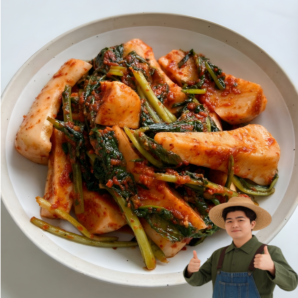 천산지유 haccp 당일제조 국내산 전라도 총각김치