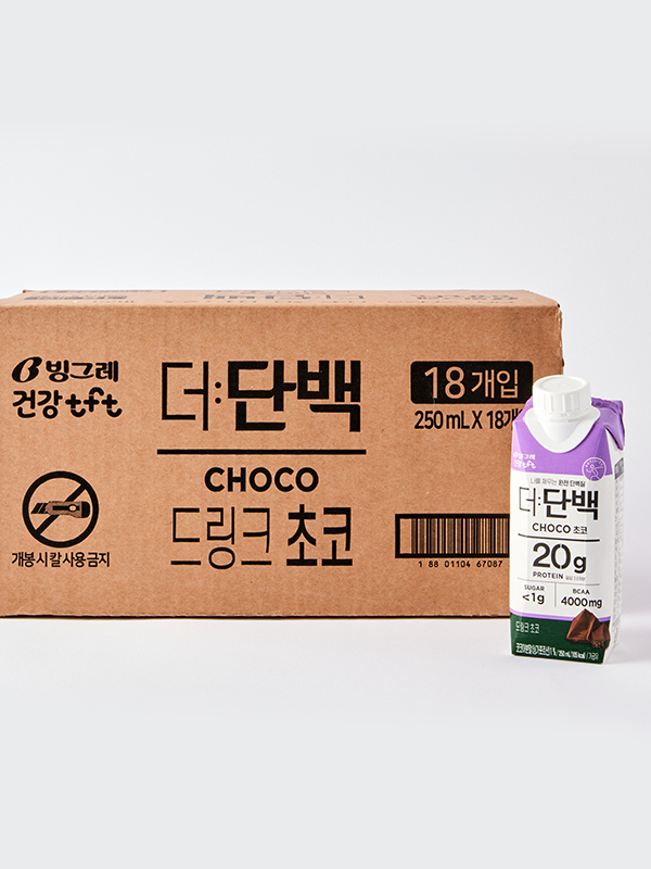 [대용량]더단백 드링크 초코 (180ml*18개) 대표이미지 섬네일