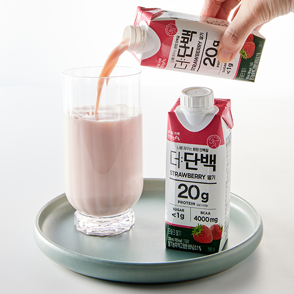 [대용량]더단백 드링크 딸기 (250ml*18개)