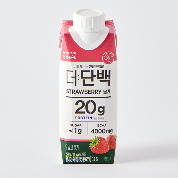 [대용량]더단백 드링크 딸기 (250ml*18개)