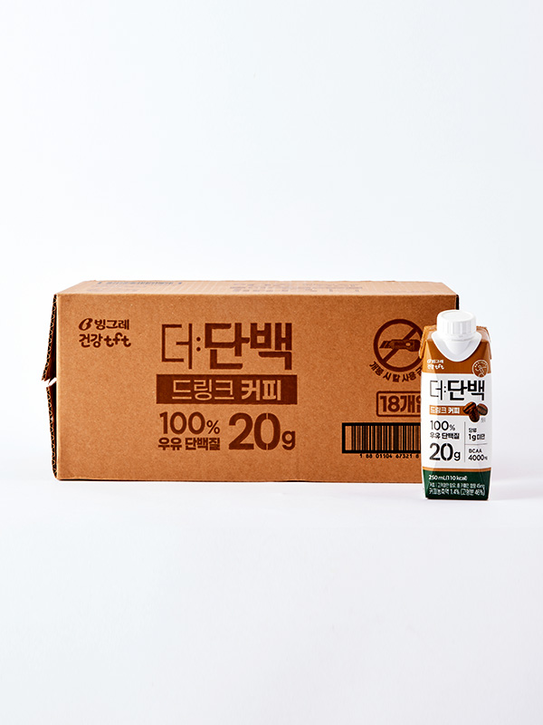 [대용량] 더단백 드링크 커피 (250ml*18개)