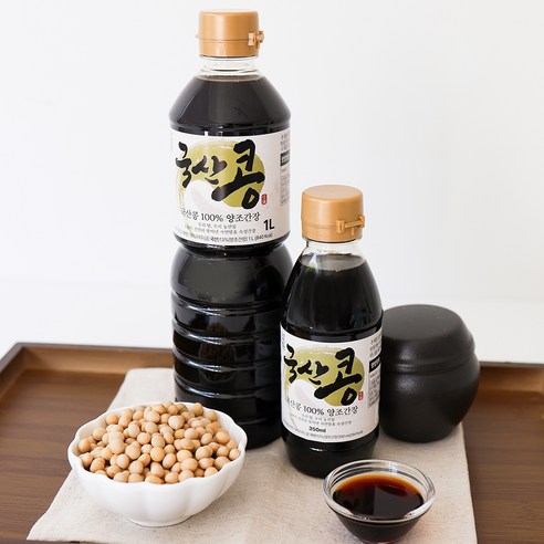 더해담 국산콩 양조간장 100 350ML