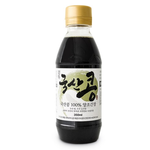 더해담 국산콩 양조간장 100 350ML 대표이미지 섬네일