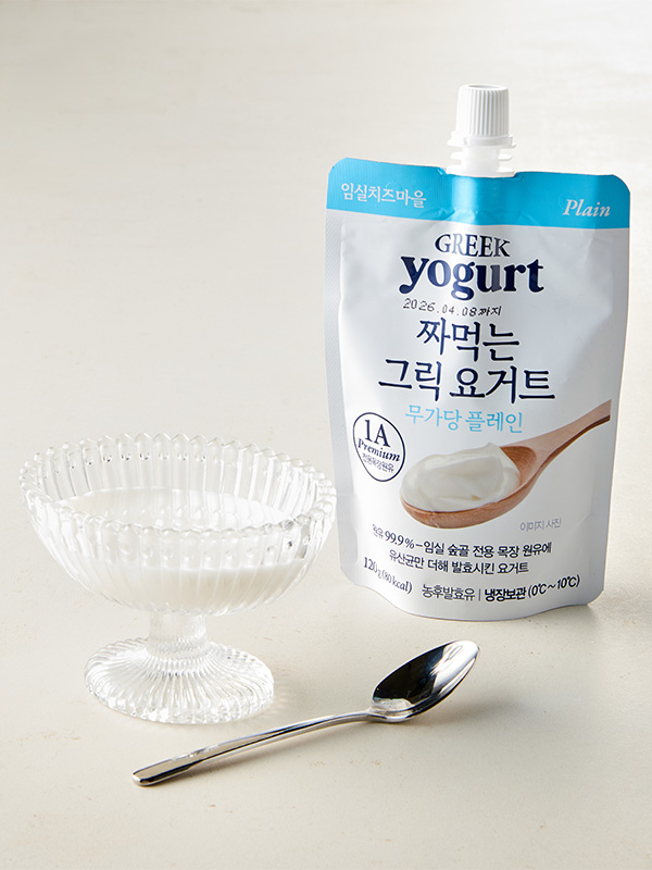 [입점특가] 임실치즈마을 짜먹는 그릭요거트 무가당 플레인