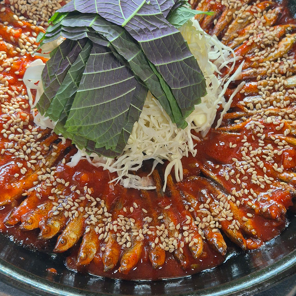 남해 바다 보물섬 해녀 언니네 손질 생 멸치 급냉 500g 산지직송 멸치 쌈밥