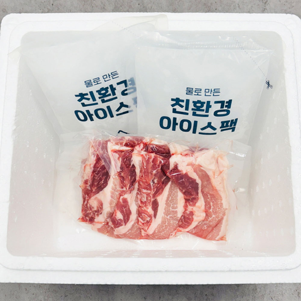 구이 볶음용 한입 절단 냉동 삼겹살 1kg