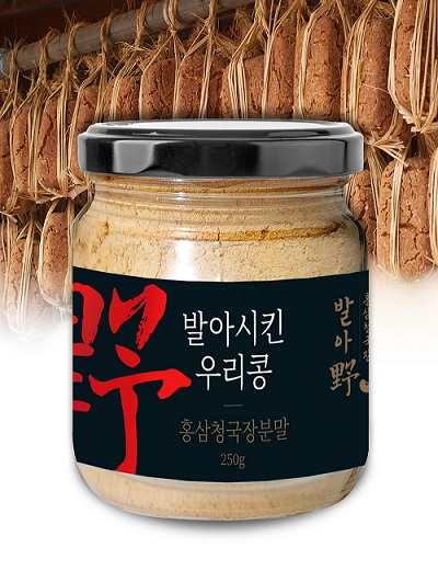 [발아야] 발아시킨 우리콩 무염 홍삼 청국장 분말 가루 250g 대표이미지 섬네일