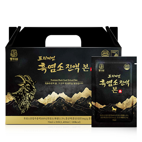 [동의삼] 프리미엄 흑염소진액 본 70ml x 20포 대표이미지 섬네일