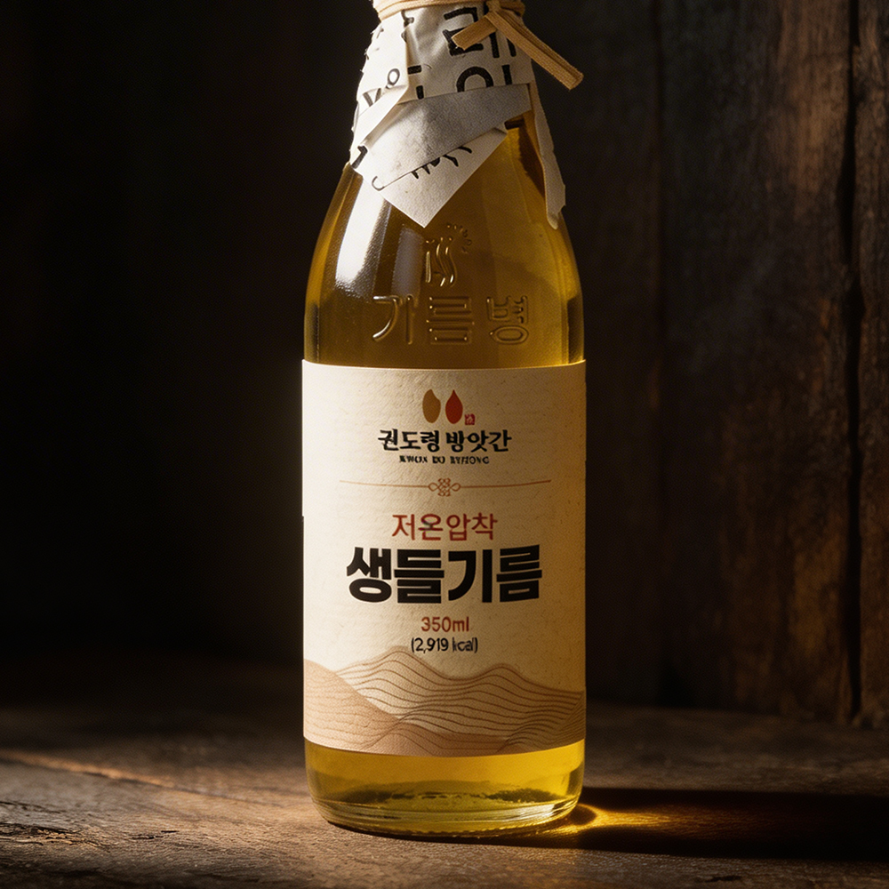 권도령방앗간 저온압착 생들기름 350ml