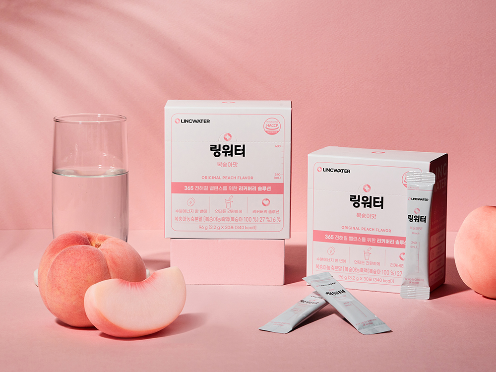 [링워터]이온음료 분말 복숭아맛 30포