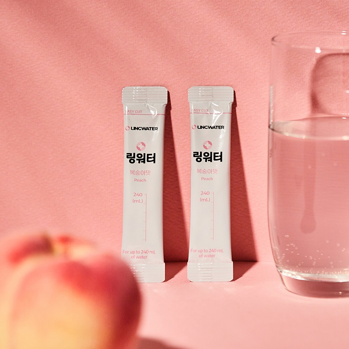 [링워터]이온음료 분말 복숭아맛 30포 대표이미지 섬네일