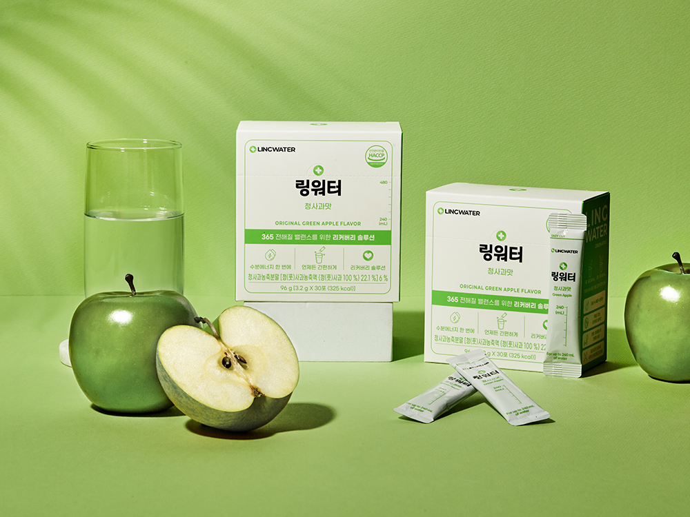 [링워터]이온음료 분말 청사과맛 30포