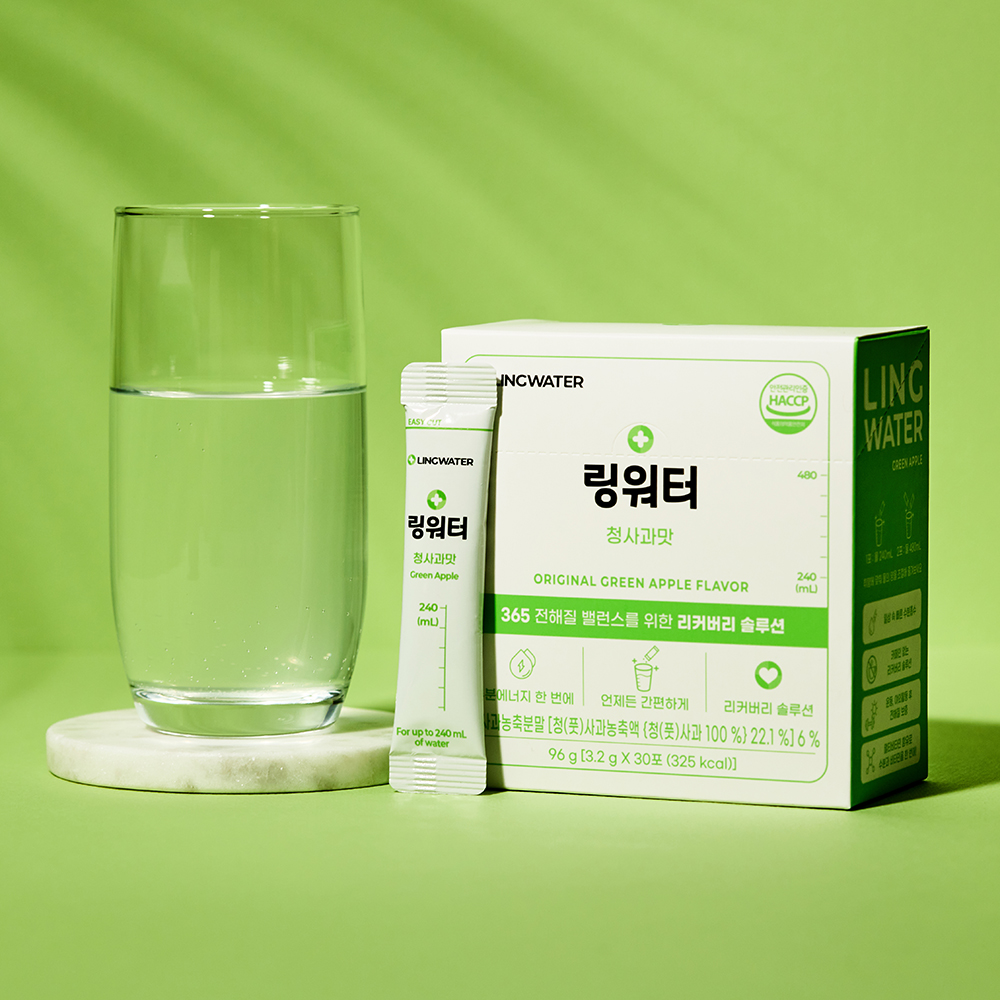 [링워터]이온음료 분말 청사과맛 30포