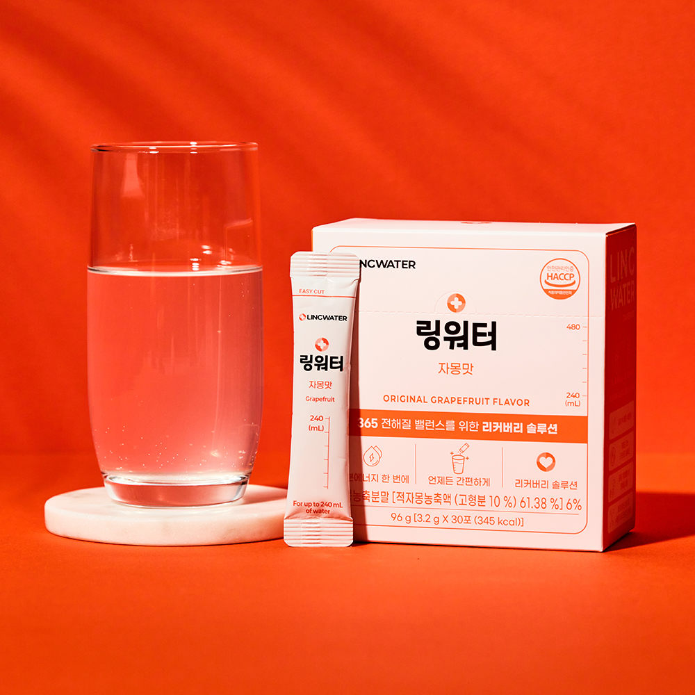 [링워터]이온음료 분말 자몽맛 30포