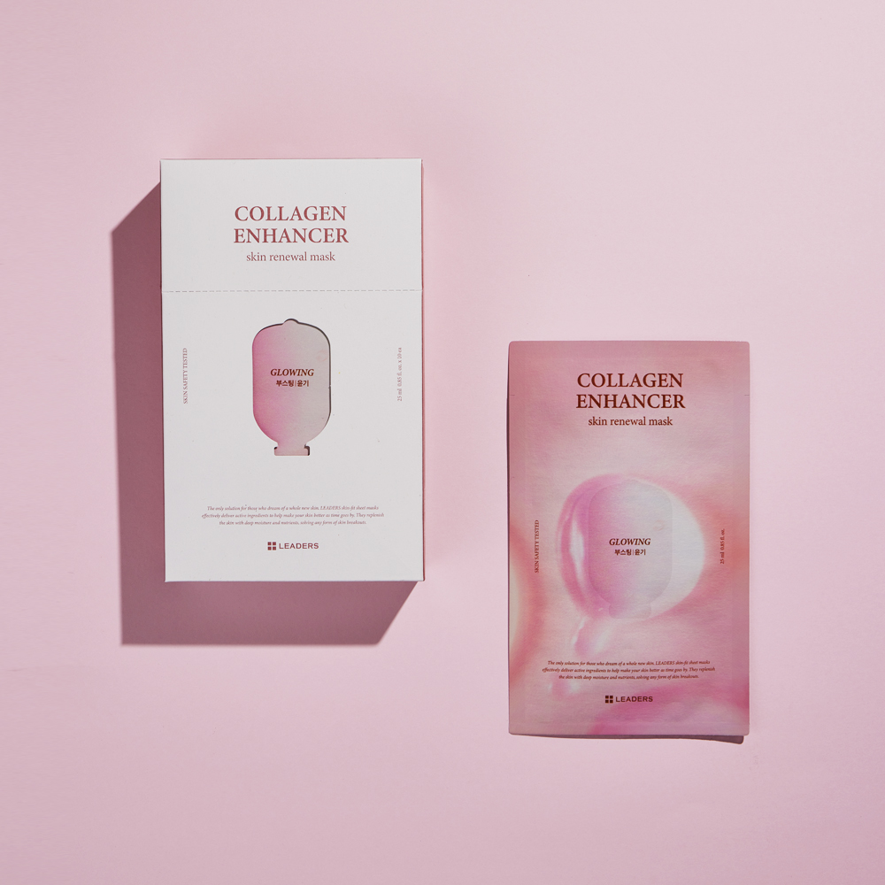 리더스 피부 부스팅 콜라겐 인핸서 스킨 리뉴얼 마스크 25ml 10매