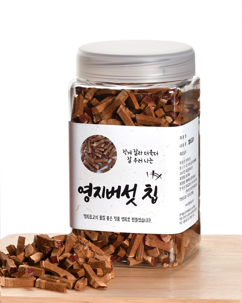 [형지표고버섯] 참나무 원목 영지버섯 칩 100g