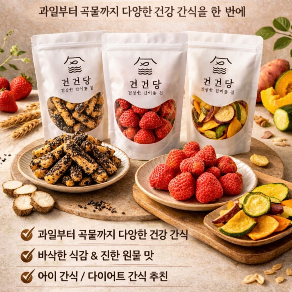 건건당 프리미엄 동결건조 과일칩