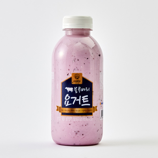 ▶2개◀강훈목장 수제 요거트 블루베리(500ml) 대표이미지 섬네일