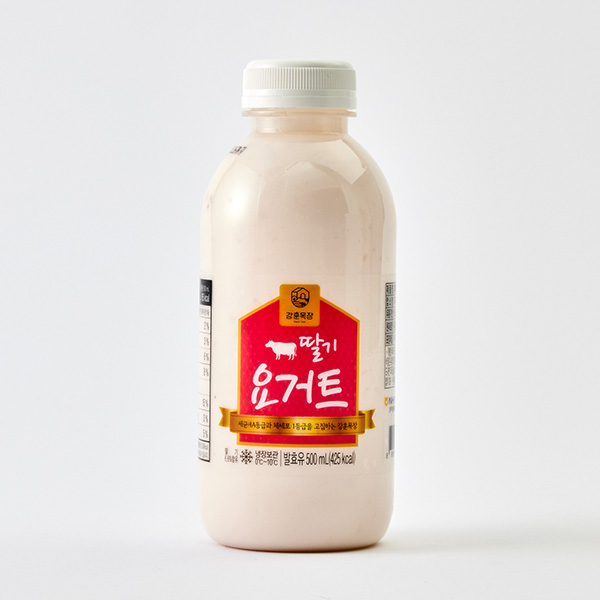 ▶2개◀강훈목장 수제 요거트 딸기(500ml) 대표이미지 섬네일