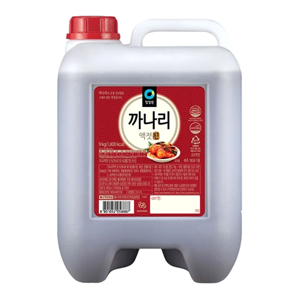 청정원 대용량 까나리액젓 진 9kg