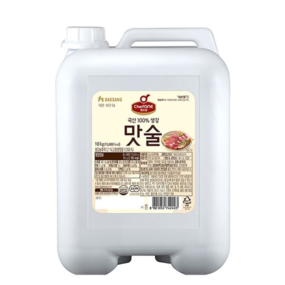 청정원 대용량 쉐프원 맛술 10kg