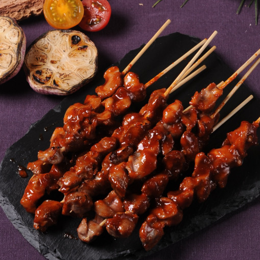 캠핑용 꼬치구이 염통꼬치/똥집꼬치/파닭꼬치 (10꼬치)
