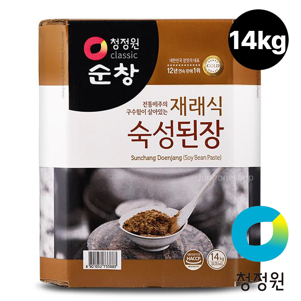 청정원 대용량 순창 재래식 숙성된장 14kg 대표이미지 섬네일