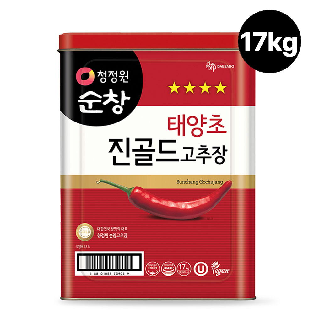 청정원 대용량 순창 진고추장 골드 17kg