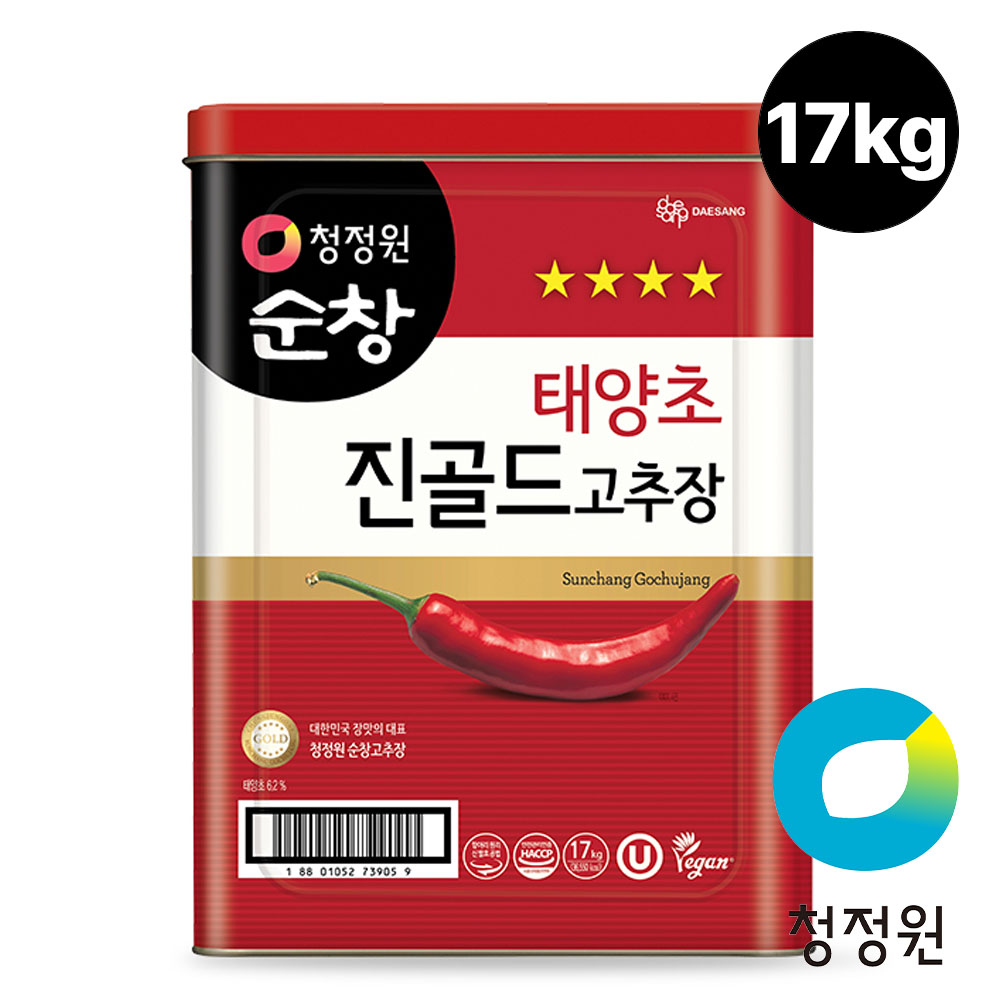 청정원 대용량 순창 진고추장 골드 17kg 대표이미지 섬네일