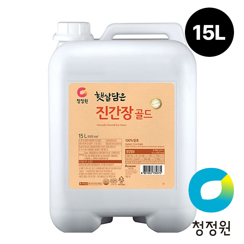 청정원 대용량 햇살담은 진간장 골드 15L 대표이미지 섬네일