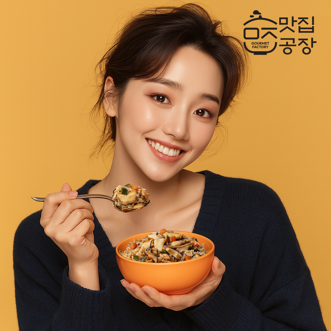 [맛집공장] 1팩으로 솥밥 완성 든든솥밥소스 1팩(2~3인분) 곤약뿌리채소/소고기모둠버섯/전복과소라