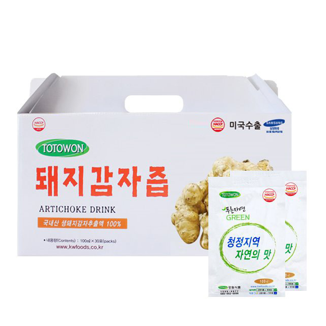 돼지감자즙 1박스(100ml*30포) 대표이미지 섬네일