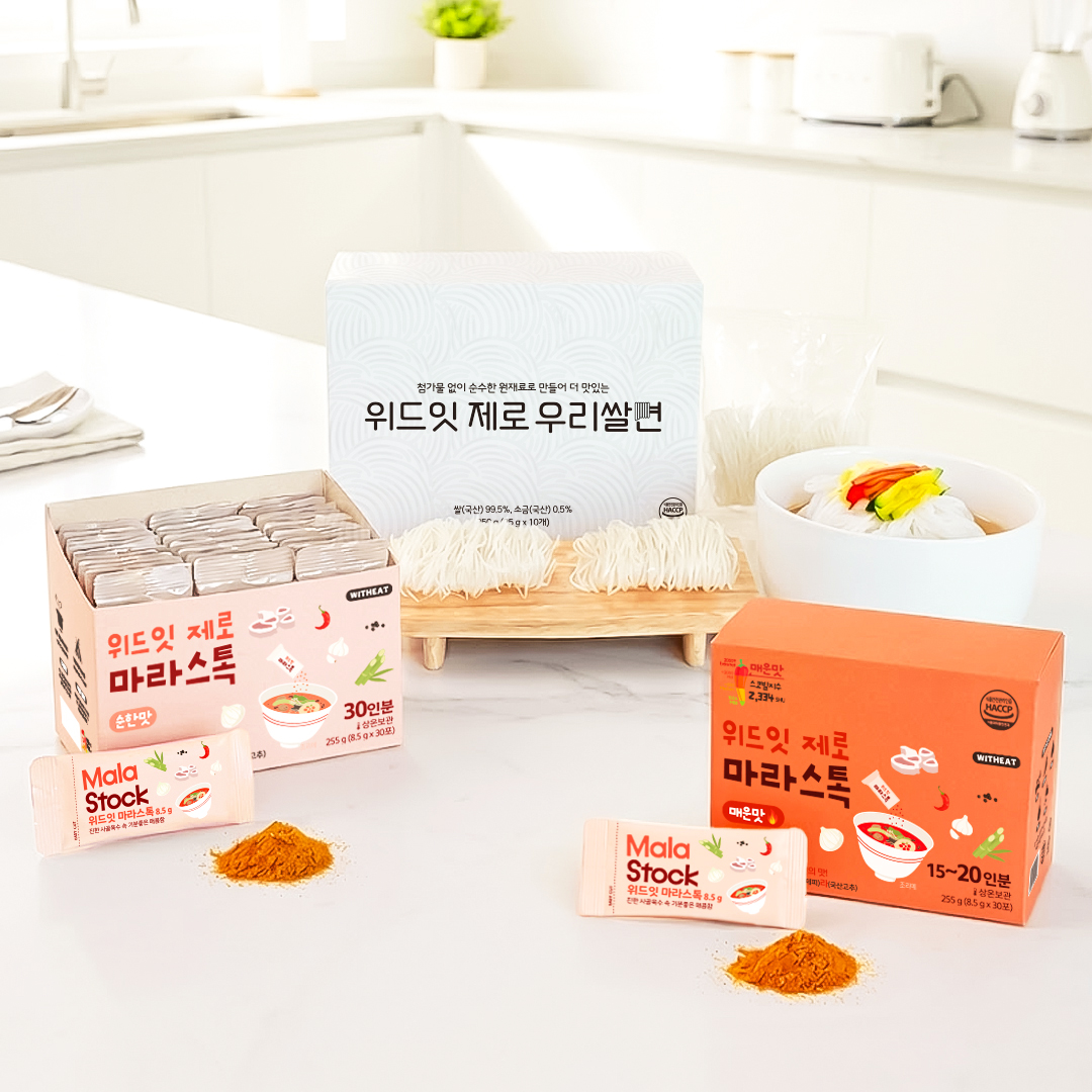 위드잇 제로 마라스톡(8.5g x 30개입) + 우리쌀면(25g X 10개입) 대표이미지 섬네일