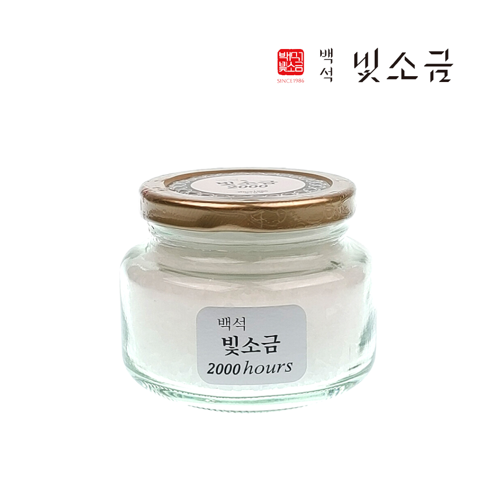 백석빛소금 2000시간 알갱이 250g