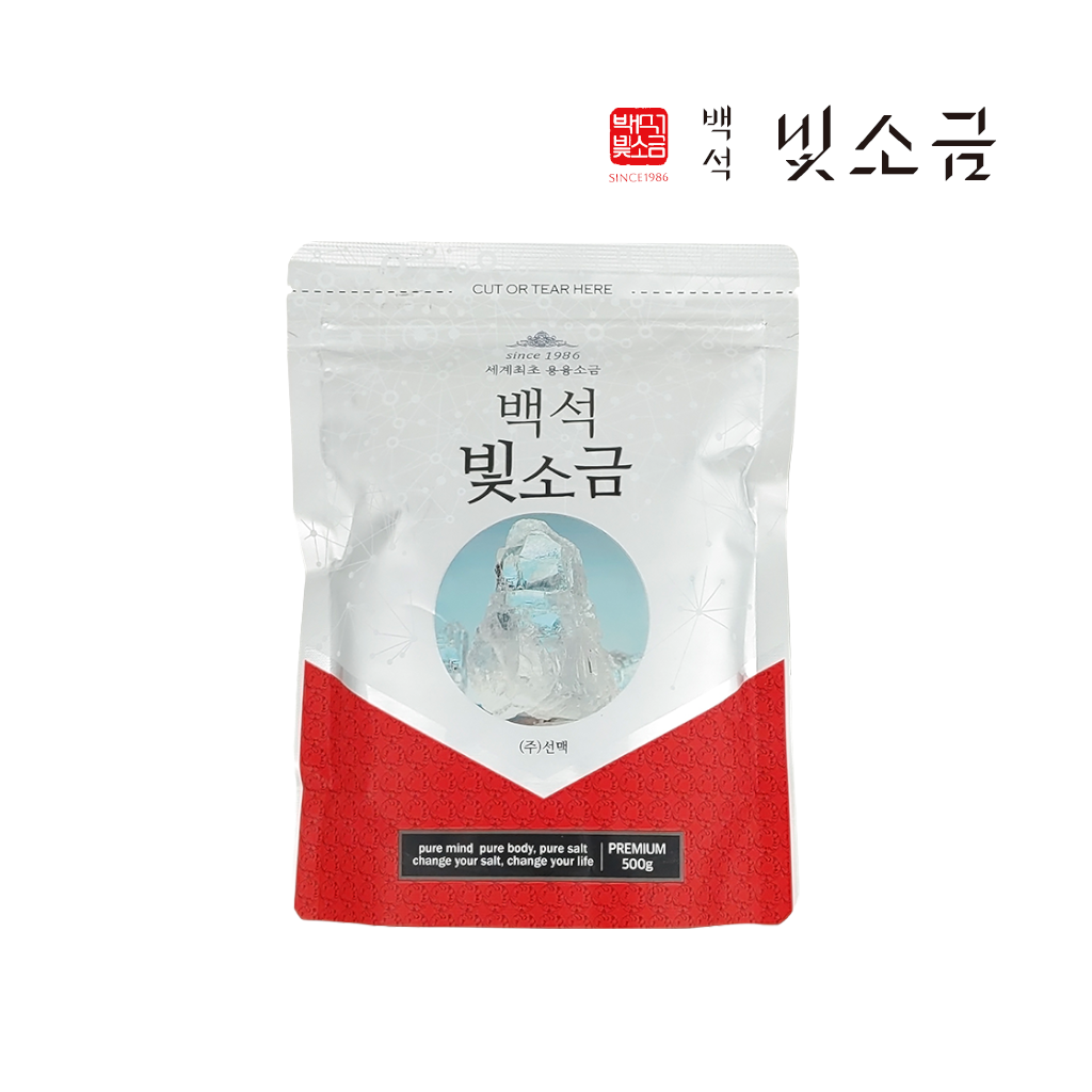 백석빛소금 조리용 500g