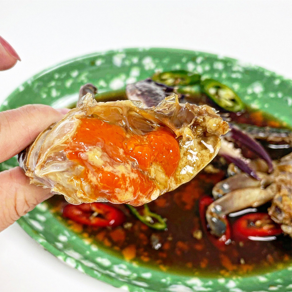 서해안 알배기 국내산 활 암꽃게 1kg (3-5미)