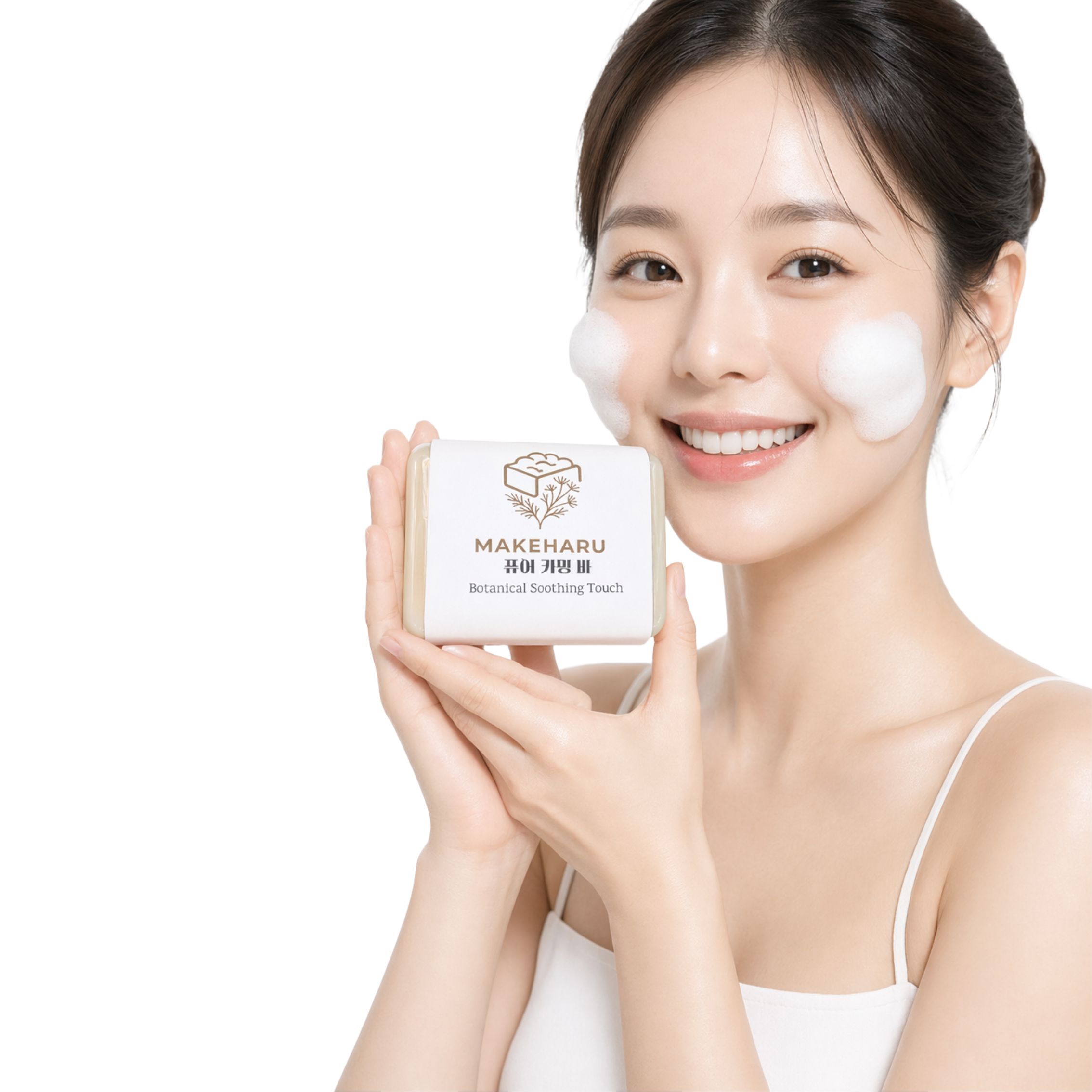 수제비누 선물세트 수제세안비누 퓨어카밍바 핸드메이드 비누100g 2개 1세트(쇼핑백, 2구 선물 박스 증정)