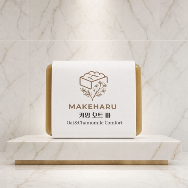 수제비누 선물세트 수제세안비누 카밍오트바 1개+ 택1(미슬토리커버리바, 퓨어카밍바, 허브크린바,프리미엄 글로우바 중1)  1세트