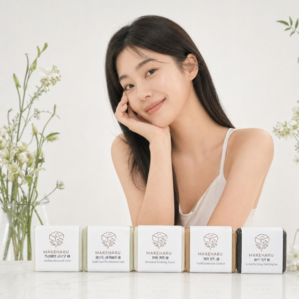 수제비누선물세트 핸드메이드비누  메이크하루 프리미엄 비누5종 세트