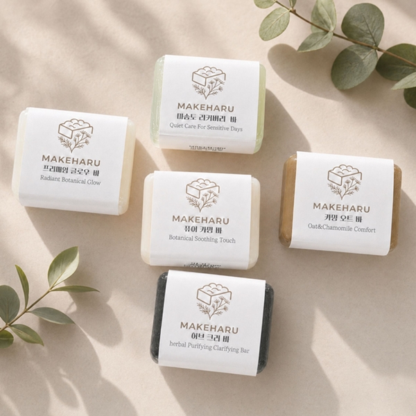 수제비누선물세트 핸드메이드비누  메이크하루 프리미엄 비누5종 세트
